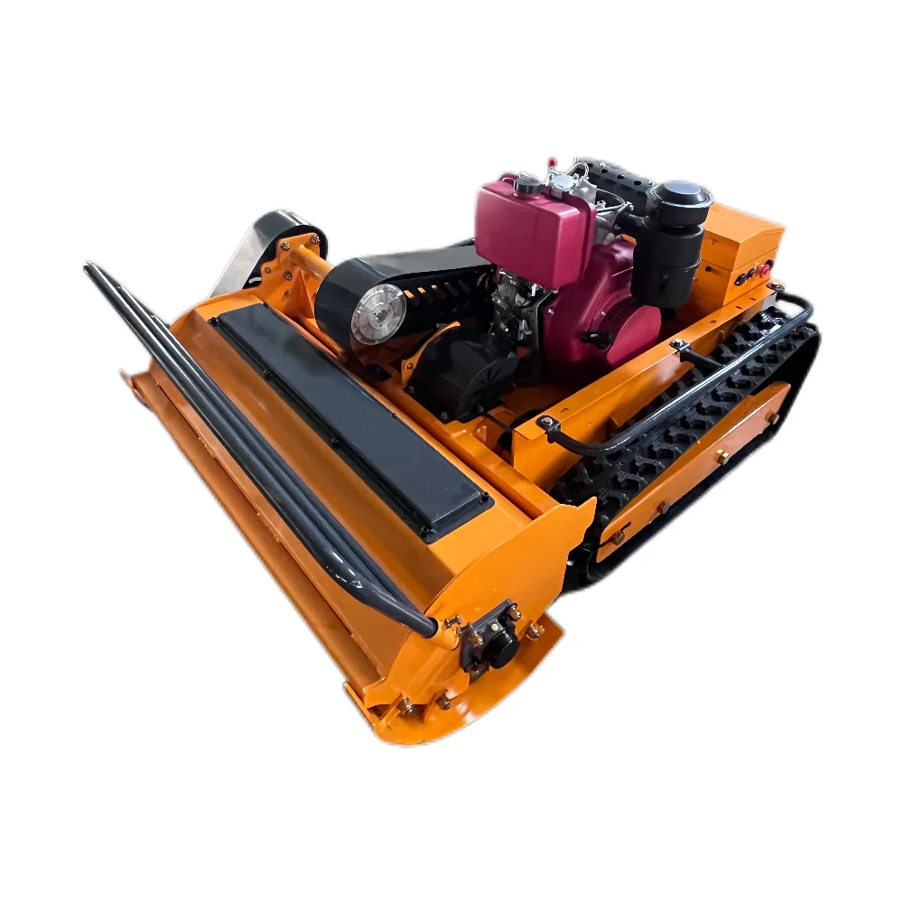 Factory Direct Sale Euro 5 Front Lawn Mower for Weeding in Orchards and Gardens Crawler Remote Control Lawn Mower