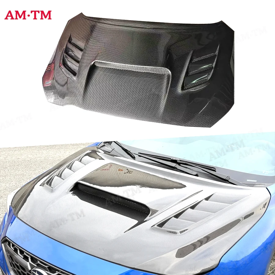 

Для Toyota Subaru WRX & STI 2016-2019 Impreza 11 седан, передний капот из углеродного волокна, автомобильный передний двигатель, вентилируемая крышка капота, обвесы