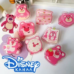 Disney Lotso Pp Clip Note Holder Seal Clip Clamp Organizer Pencil Decoration Office School Supplies Acrylic Cartoon Anime Clip