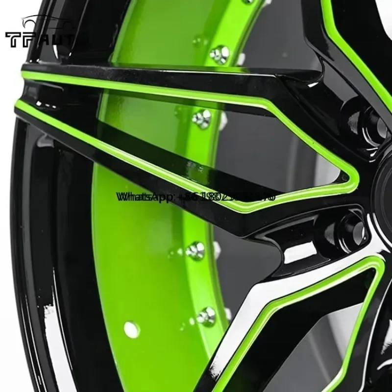 5 spoke milling 16 17 20 inch alloy aluminum wheels racing sport car rims wheels JWL VIA TEST wholesale