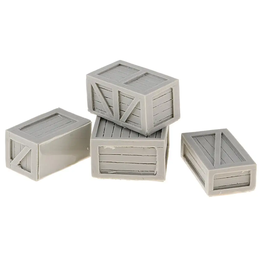 1/35 Resin Unpainted Stowage Ammunition Crates Accessories Set 4 Case