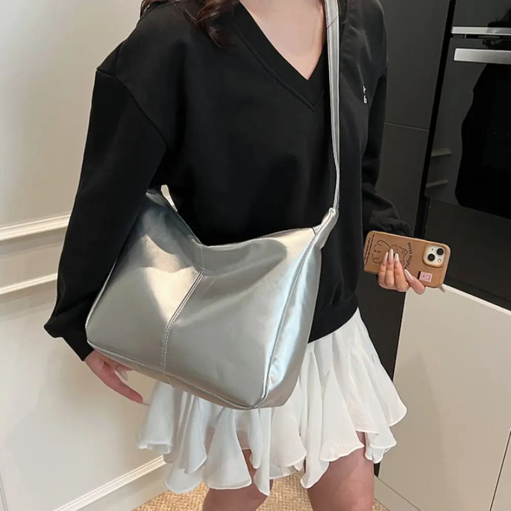 

Fashion Designer Shoulder Bag Vintage Large Capacity Cross Body Bag Casual PU Leather Tote Bag for Women
