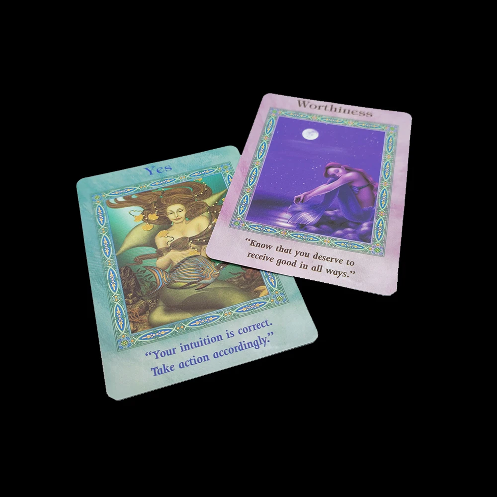 NEW AGE PRODUCTS Magical Mermaids and Dolphin Oracle Cards: A 44-Card Deck andPDF Guidebook