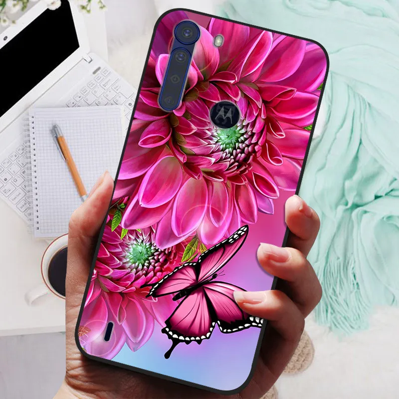 For Motorola One Fusion Case Black Bumper Soft Silicone Cover For Moto One Fusion Plus Phone Cases OneFusion Fusion+ Funda Shell