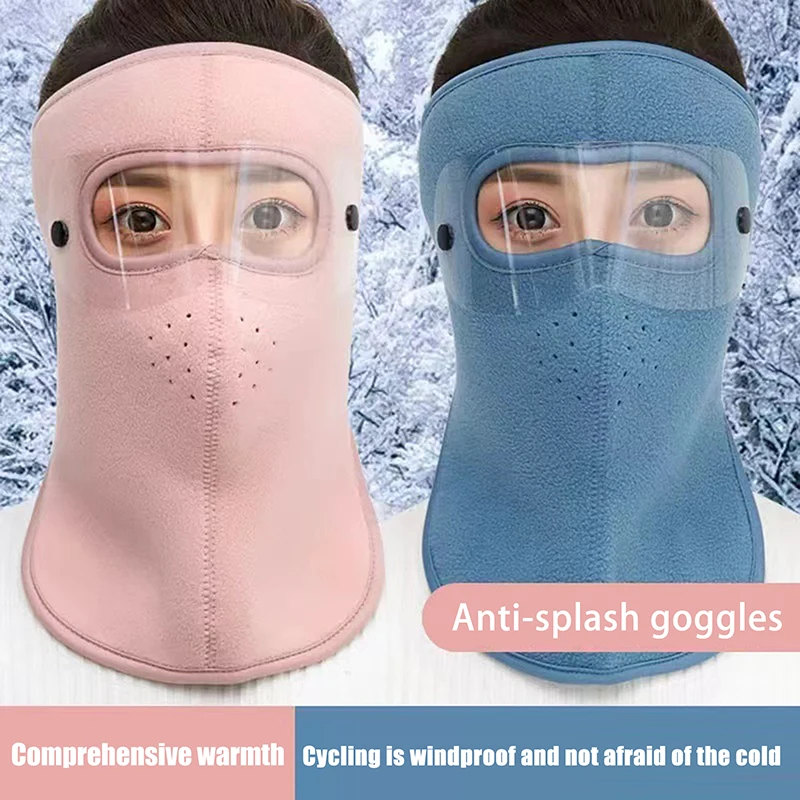 Winter Cycling Face Mask Windproof Men Women For Skiing Snowboarding Motorcycle Outdoor Sports Balaclava Cap Warmer Breathable