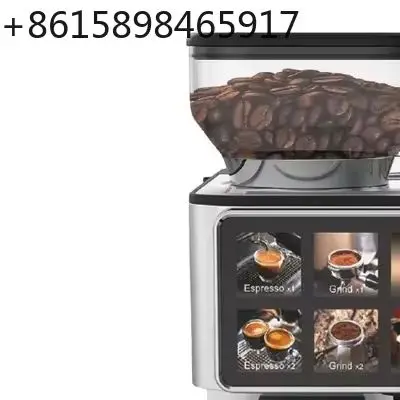 RAF European Standard 3 in 1 Automatic Espresso Pump Fancy Coffee Machine Electric 15 Bars Pressure Touch Screen Display