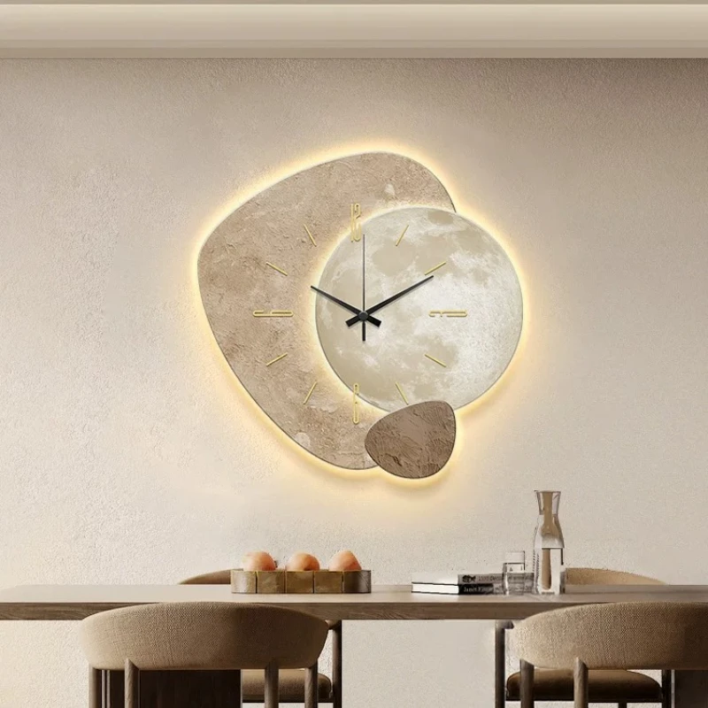 Interior Vintagevintage Wall Clocks Bedroom Led Antique Movement Wall Watch Clock Creative Future Reloj Pared Room Decoration