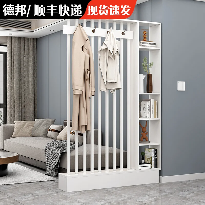 New Chinese-style screen partition living room household entrance cabinet modern simple entrance foyer shielding decorative stor