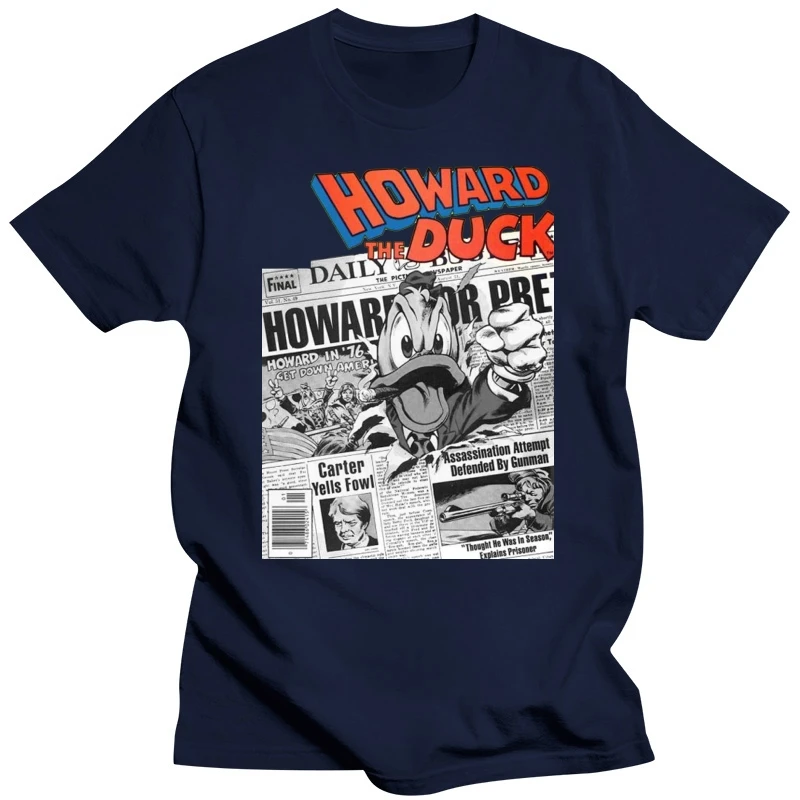 T-Shirts Sizes S-2XL New Howard The Duck Newspaper Mens T-Shirt