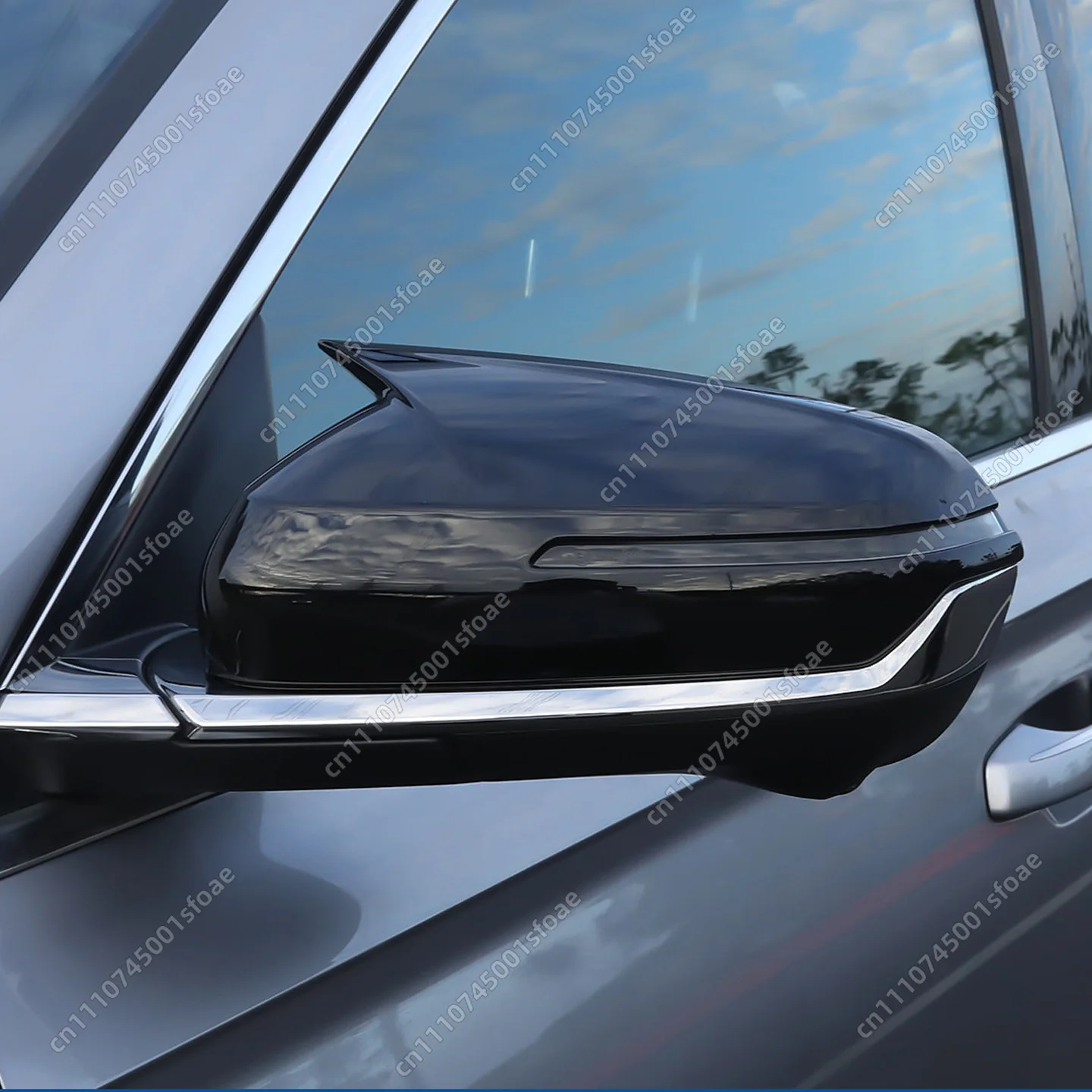 

Car Side Rearview Mirror Cap For GEELY Monjaro Xingyue L 2021 2022 2023 2024 Caps Shell Body Kit ABS Glossy Black Accessories