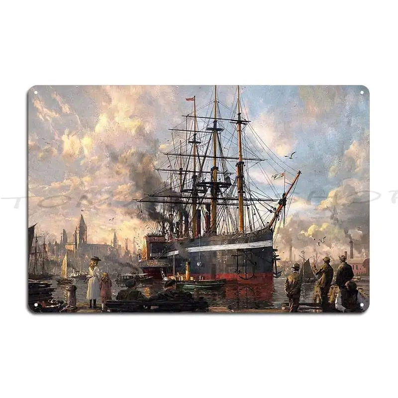 Venice Fan Items Ancient Rome Awakens Metal Sign Kitchen Personalized Rusty Party Plates Customized Tin Sign Poster