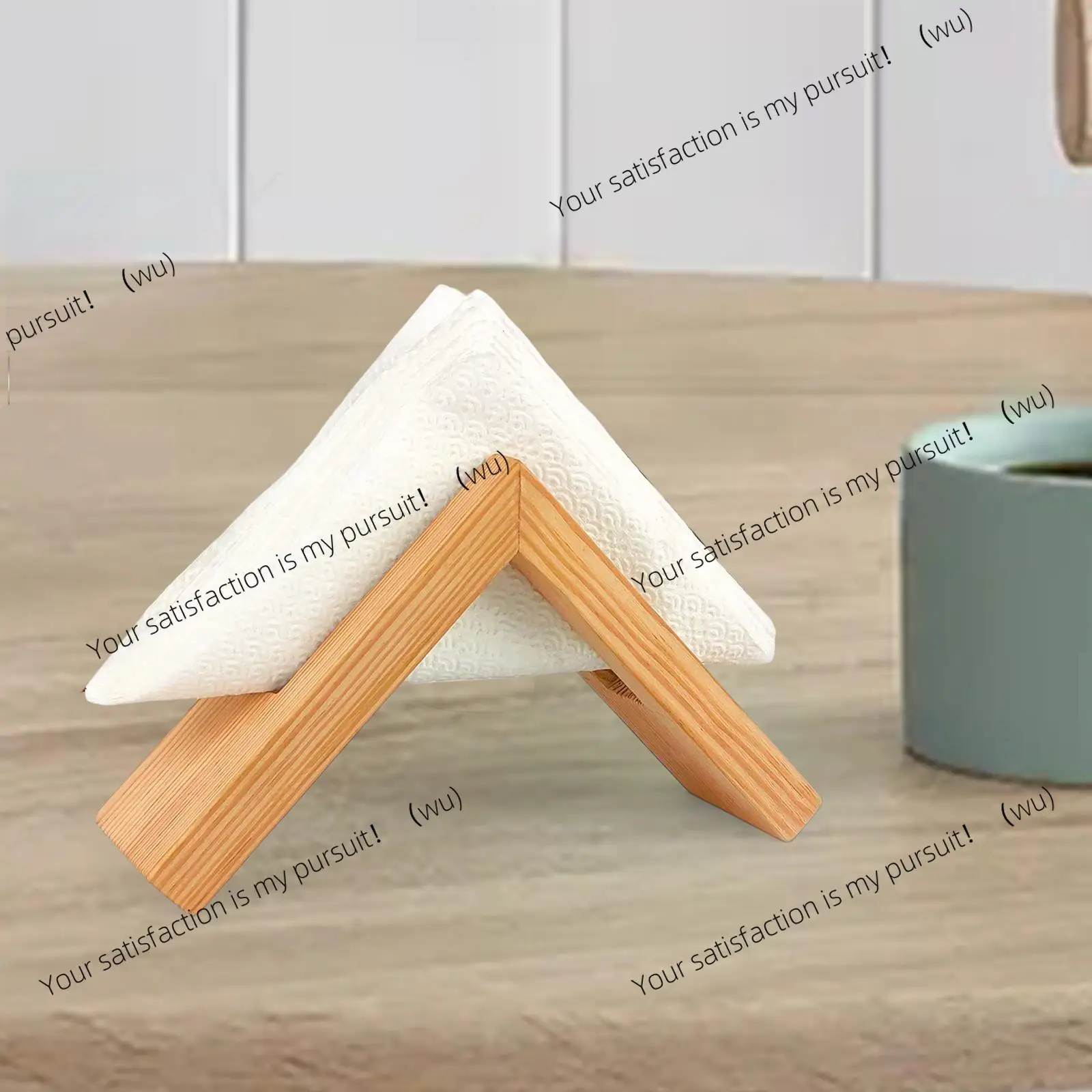 Nordic Style Wooden Napkin Holder Napkin Dispenser for Hotel Home Restaurant