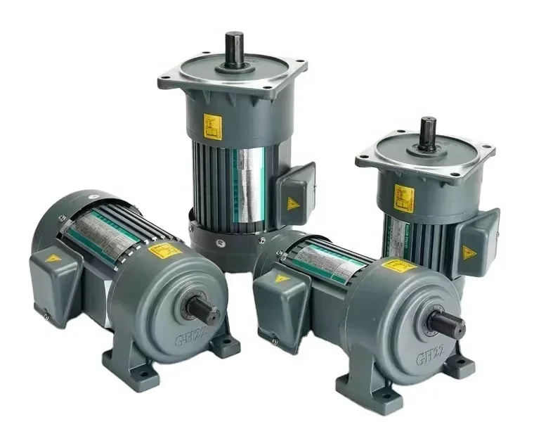 CH22 CH28 CH32 CH40  vertical gear box motor 750w/ transfer line on thermo compressor machinery Single Phase reducer gearmotor