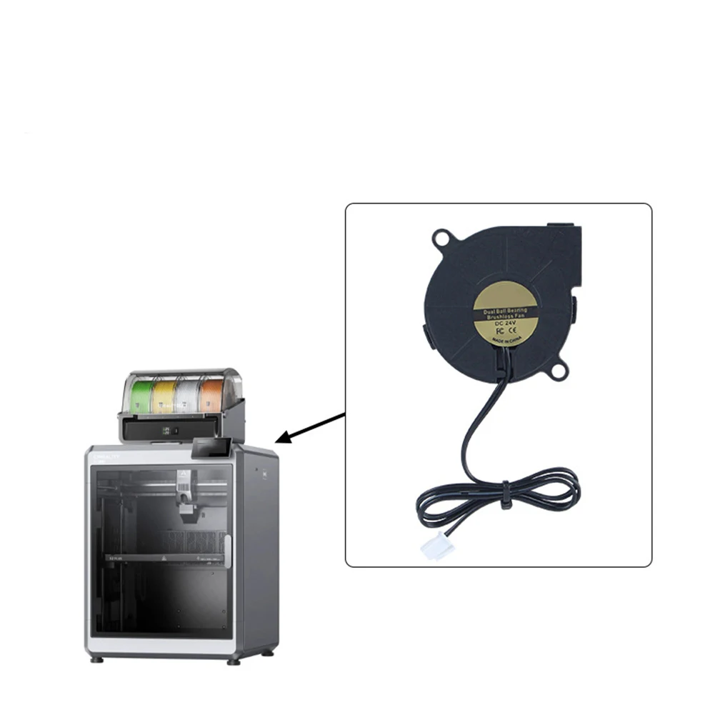 

For K2 Plus Motherboard Cooling Fan 5015 High-Speed 6000 RPM Printer Part for Enhanced Performance [Life diary]