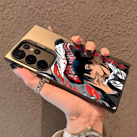 Chainsaw Man Anime Cover For Samsung Galaxy S26 S25 Edge S24 S23 S22 S21 S20 FE Ultra Plus Colorful Phone Case