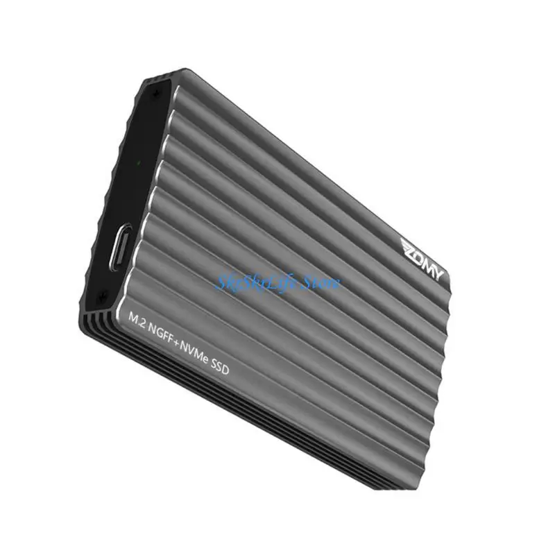 

E65E SSD NVMe M.2 Case Double NGFF Enclosure 10gbps SSD Case USB3.1