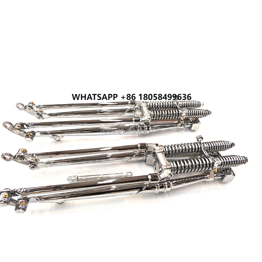 

Narrow Motorcycle Chrome Accessories 18" 20" 22" 24" 26" Springer Front Fork End