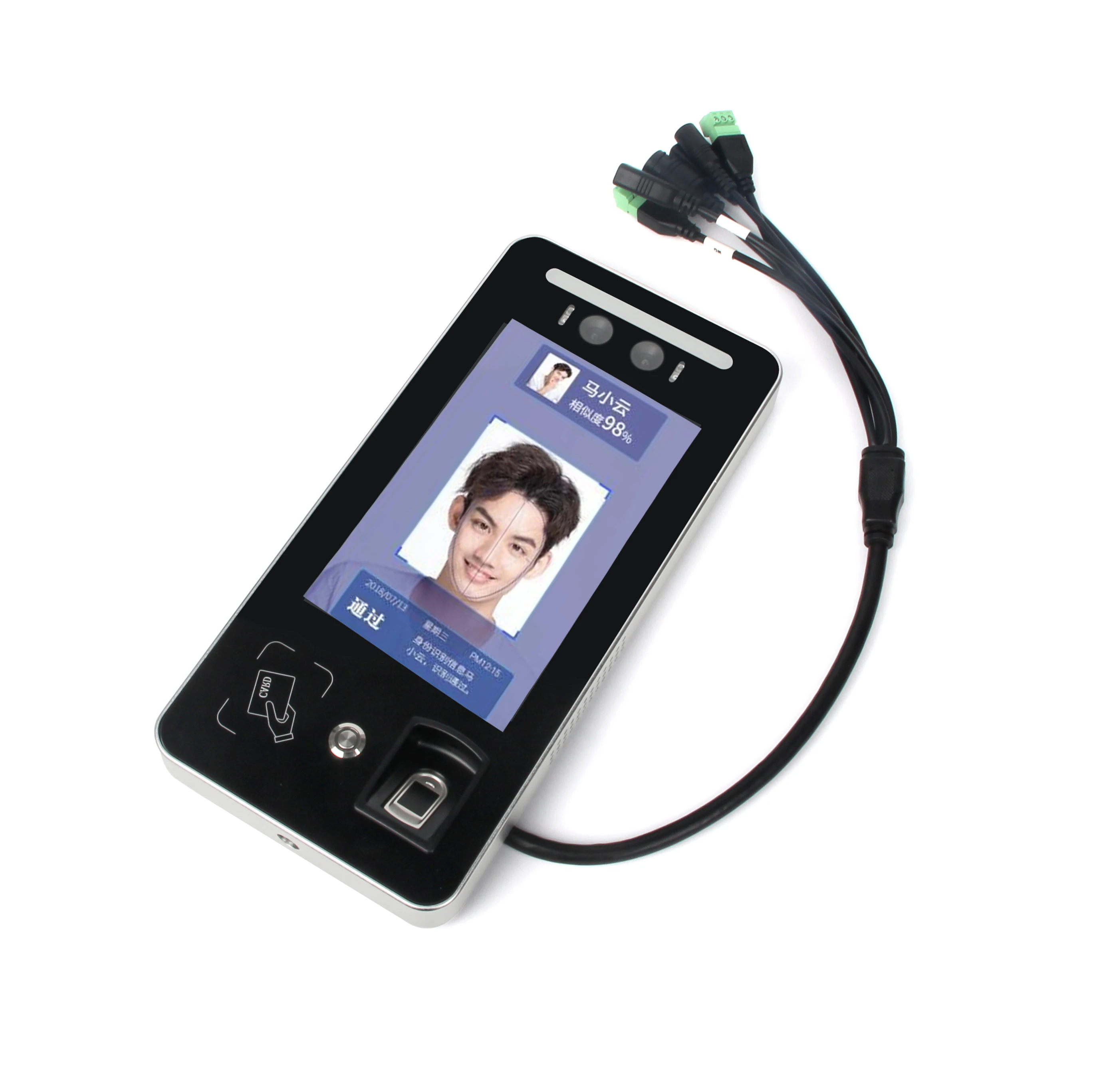 

Zc 8 Inch Outdoor Waterproof Integrated Access Control Machine USB Interface New Fingerprint & Face Recognition for Secure Entry