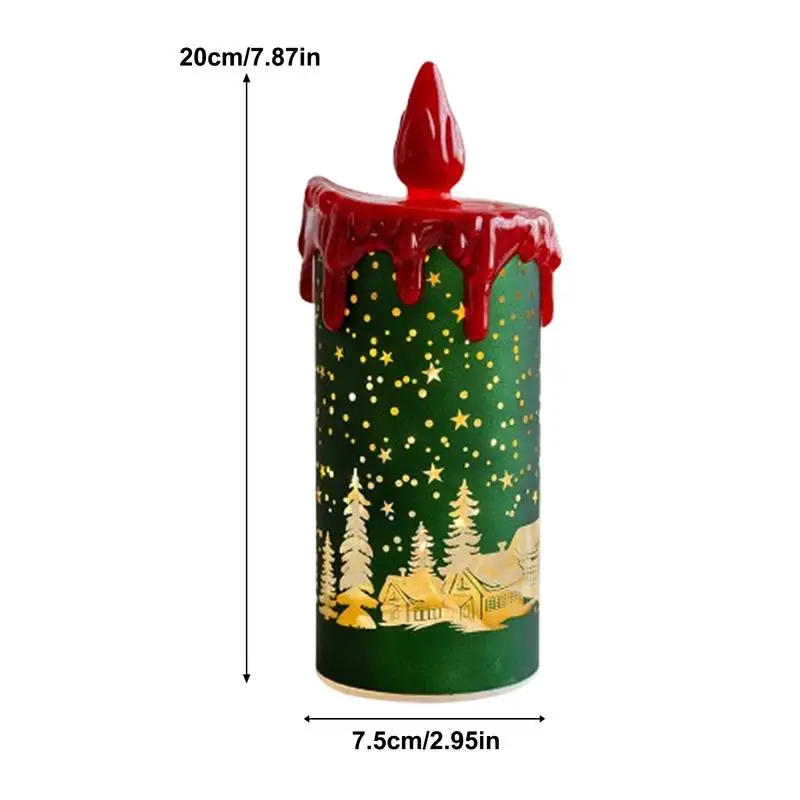 Christmas Led Candles 3D Flickering Flame Candles Battery Operated Led Tea Lights Candles Electric Candlesticks For Home Decor