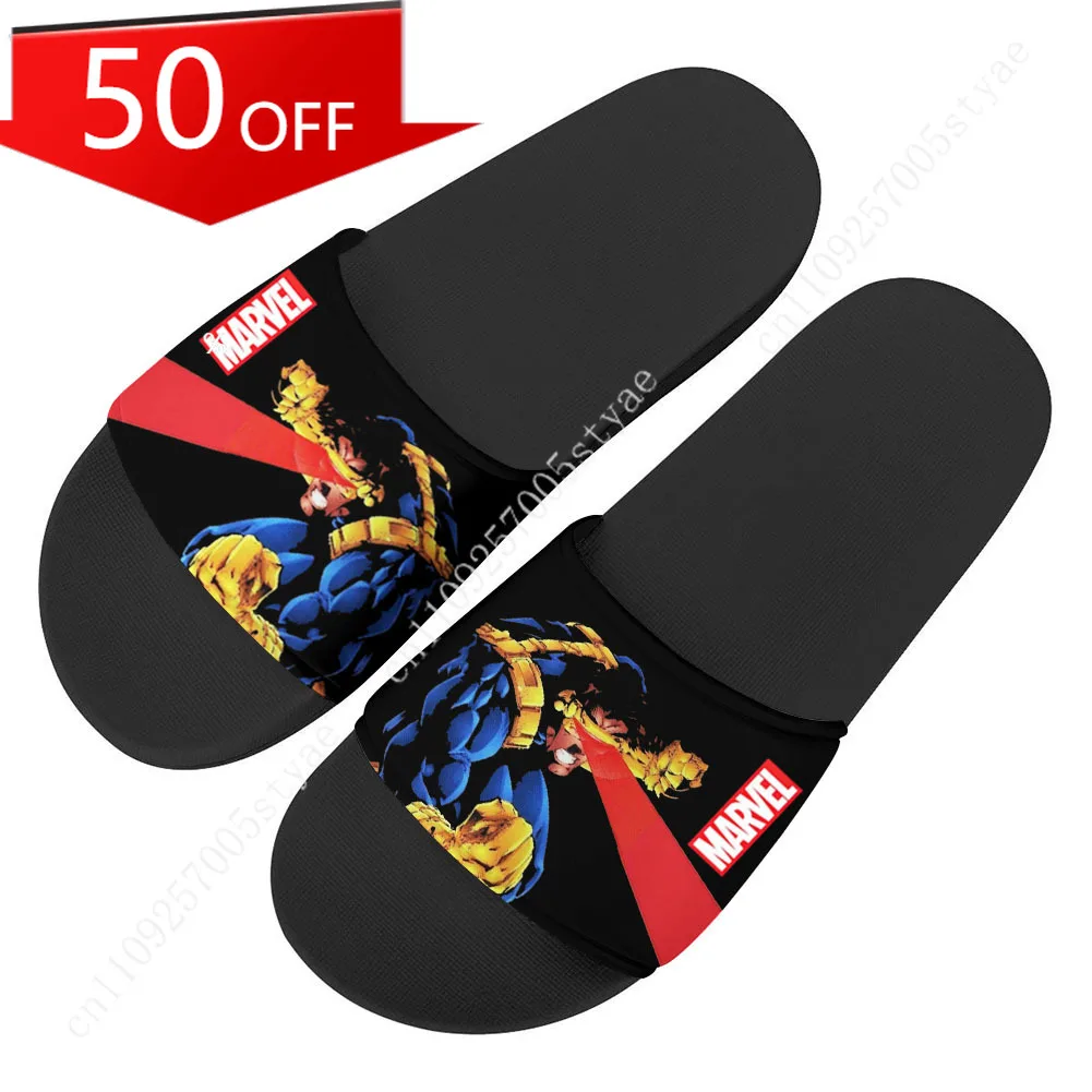 

Marvel Scott Summers Cyclops lippers Home Outdoor Casual Water Shoes Men Women Teenager Beach Pool Sandals Summer Slipper