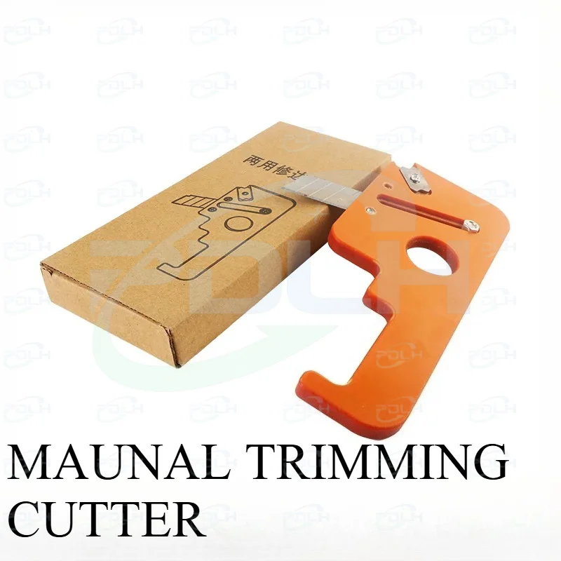 1PC Orange Type Dual Purpose Maunal Trimming Cutter for PVC ABS Melamine Edge Banding Machine