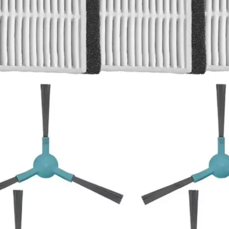 Main Side Brush Filter Kit For Choice Robot Cleaner M1 Replacement Parts Nylon Roller Brushes HEPA Filters Accessories