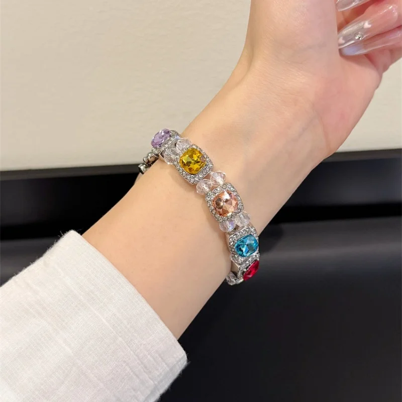 

Gem metal glitter is suitable for fashionable watch straps of 22mm/20mm/18mm on Huawei GT5/GT5 Pro/GT4/GT2/3/4