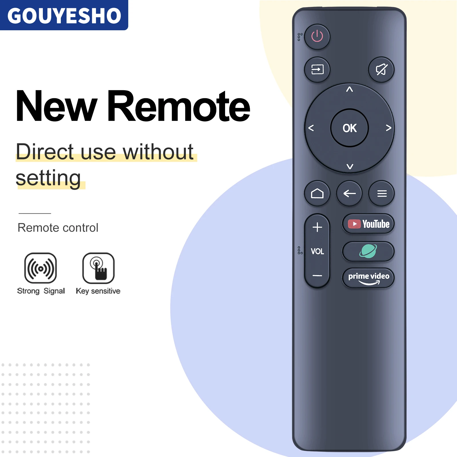 New Remote Control For Coocaa ​32S3U-Pro 32-inch HD Ready Smart LED TV