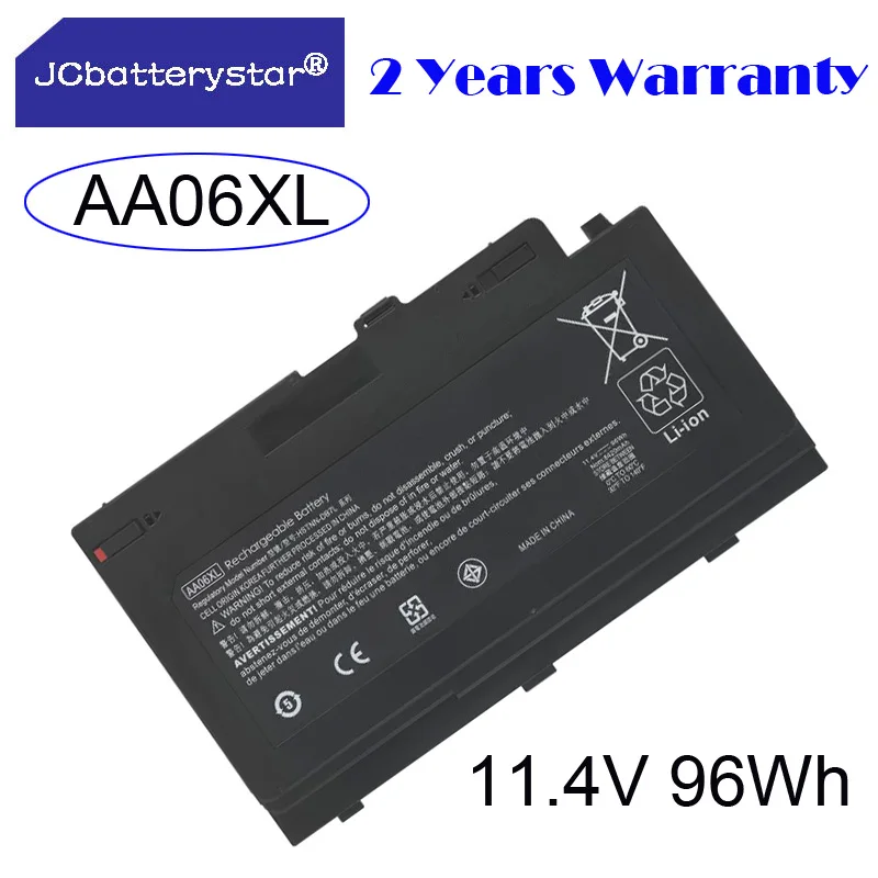 

Высококачественная батарея для ноутбука JC AA06XL для HP ZBook 17 G4 G4-1RQ78EA G4-Y3J82AV C86C AA06096XL 852527-222 852711-850