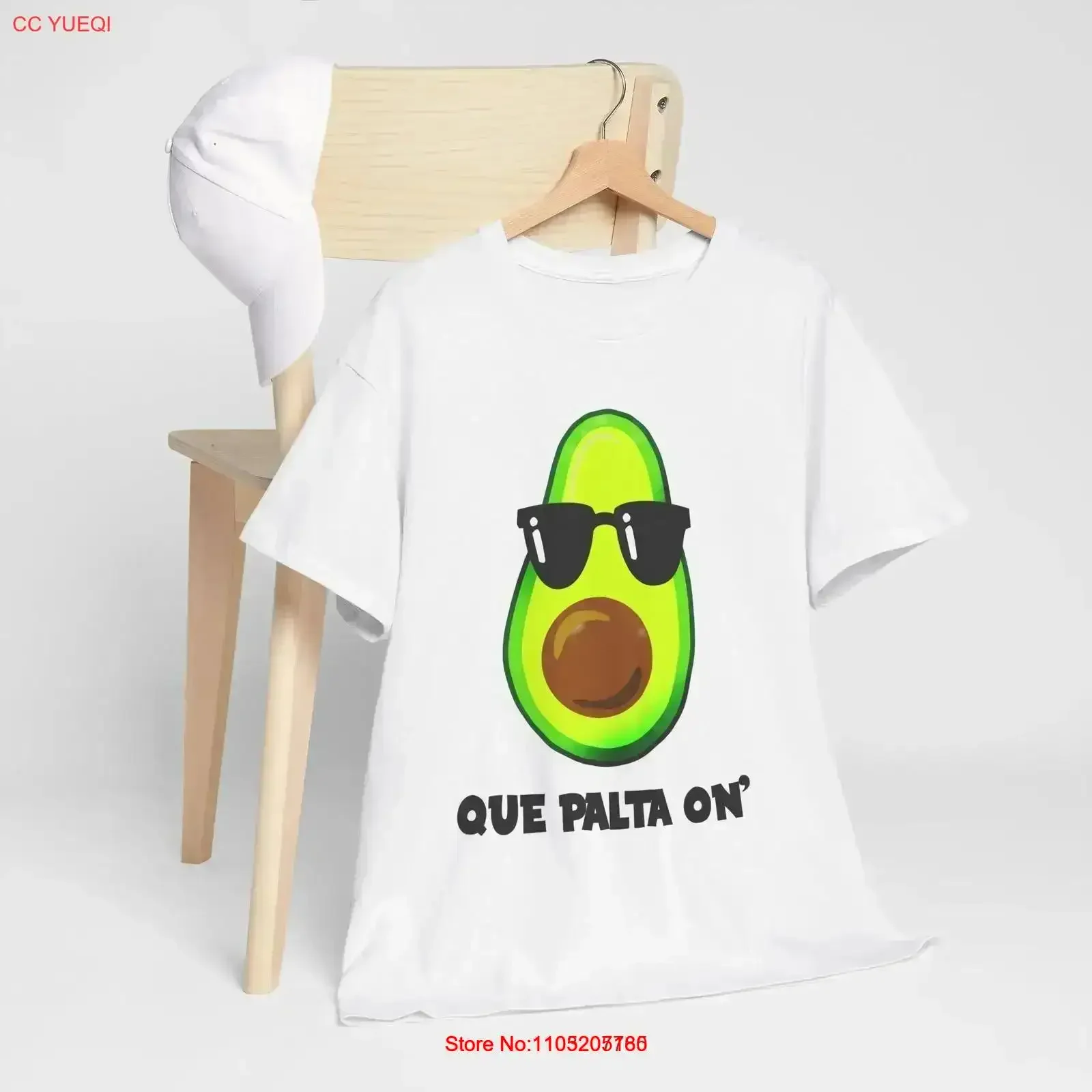 Camiseta con arglo de aguacate, camiseta peruana con dicho divertido Que Palta, Top lavado vintage fresco para uso diario, informal, elegante, transpirable para hombre