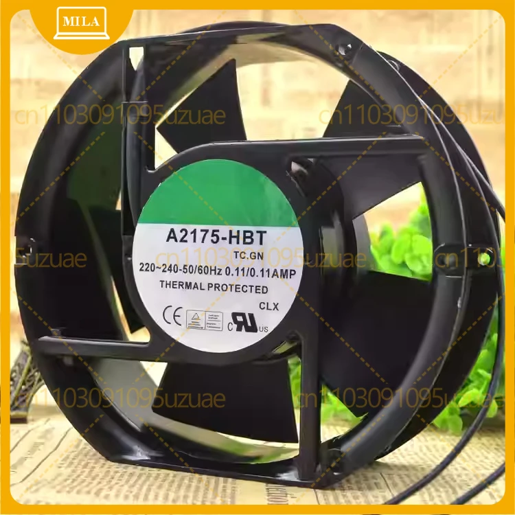 

Вентилятор охлаждения для оборудования SUNON A2175-HBT TC.GN A2175-HBL, 220-240В, 0.11А, 1751, 172*150*51мм, проверен, для серверных шкафов