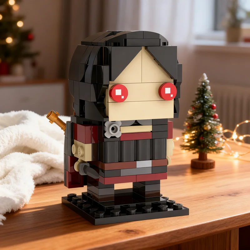 166pcs MOC BrickHeadz Serana Skyrim Model Building Blocks Christmas Gift Creative Decorative For Bookshelf And Home Display Kit