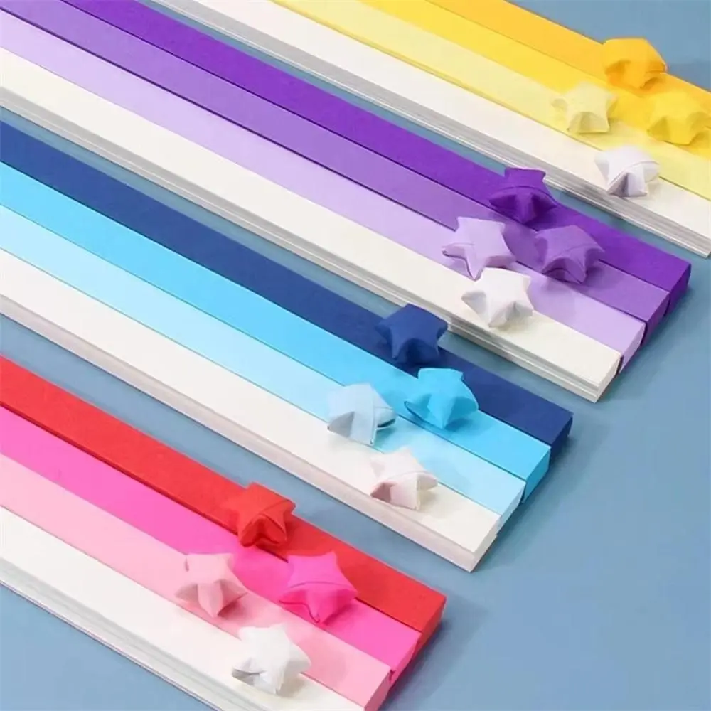 

Crafting Supplies Origami Arts Crafting Home Decoration Double Sided Lucky Star Origami Stars Paper Strips Diy Hand Arts Make