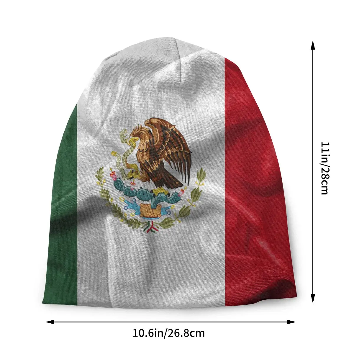 Float Outdoor Beanie Caps Mexican Flag Eagle Skullies Beanies Ski Caps Soft Thin Bonnet Hats