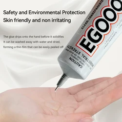 Zhanlida 50/110ML EGOOO Jewelry Decoration Glue Transparent DIY Pen Diamond Clothes Drill Phone Case with Needle applicator