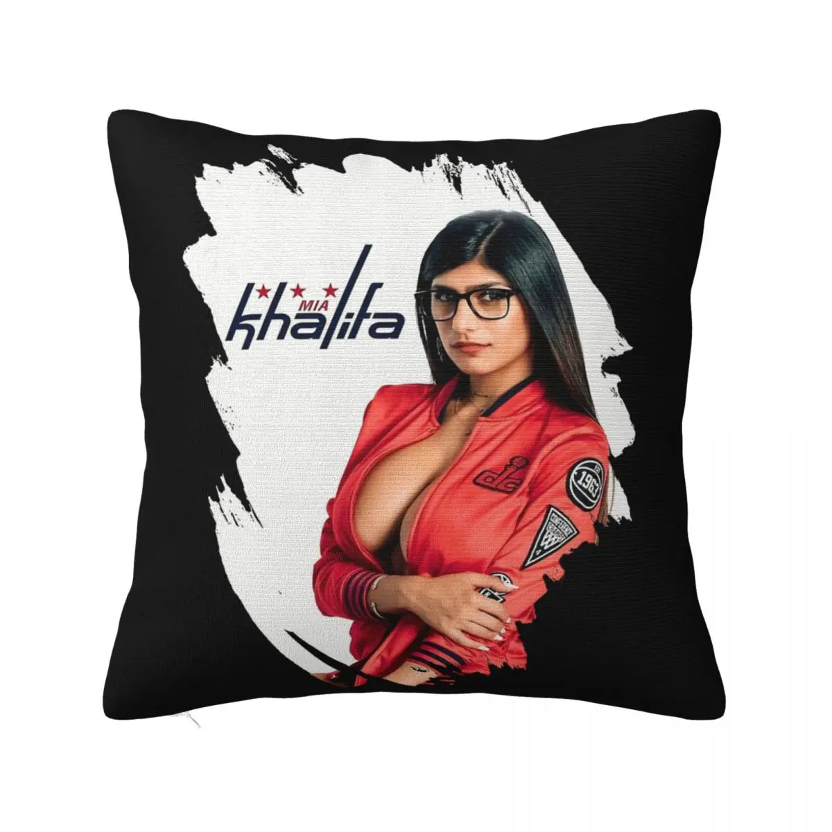 Former Adult Actress Virgin Mia Khalifa Mia Khalifa Black Men S 5Xl More Colors Pattern Top Quality Pillow Case