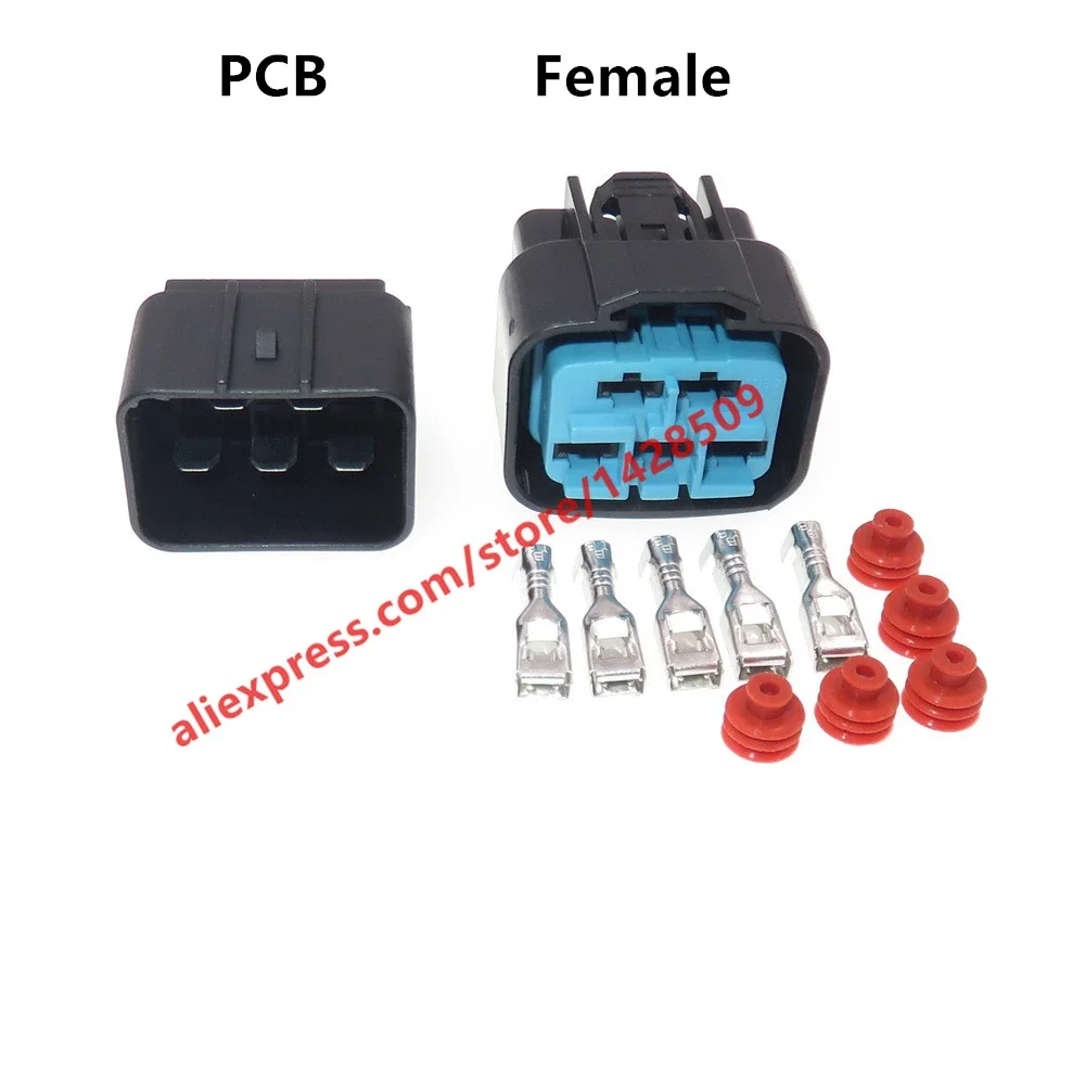 1 Set 5 Pin Female Electrical Connector Automotive Wire Connector 6189-0904