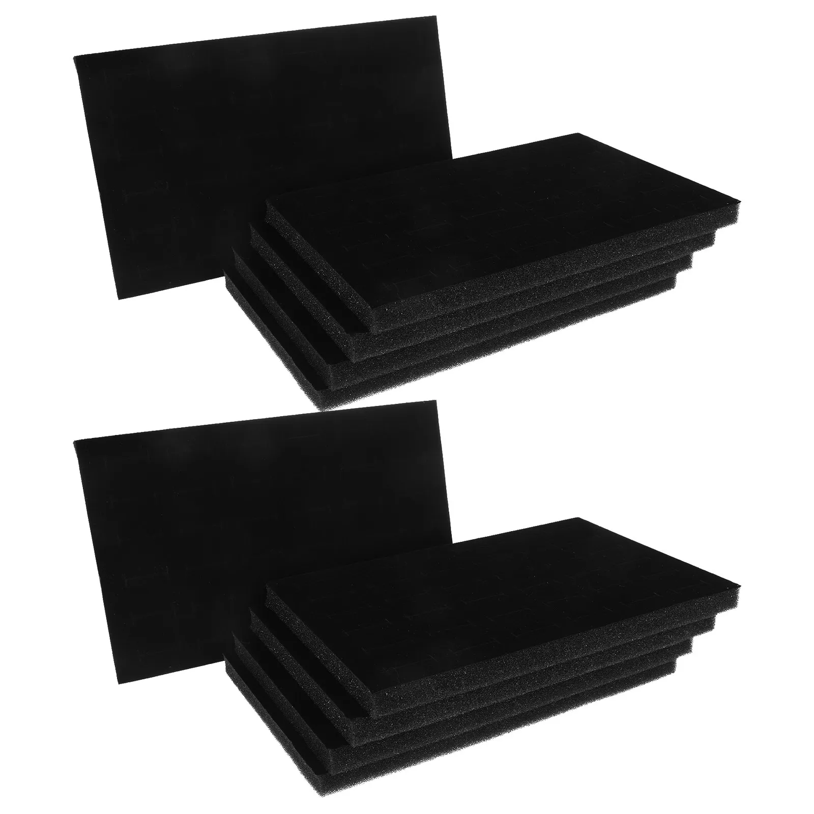 

10Pcs Jewelry Insert Sponge 36 Slots Ring Tray for Jewelry Box Cushion Display Pad Earring Holder Organizer Travel Safe