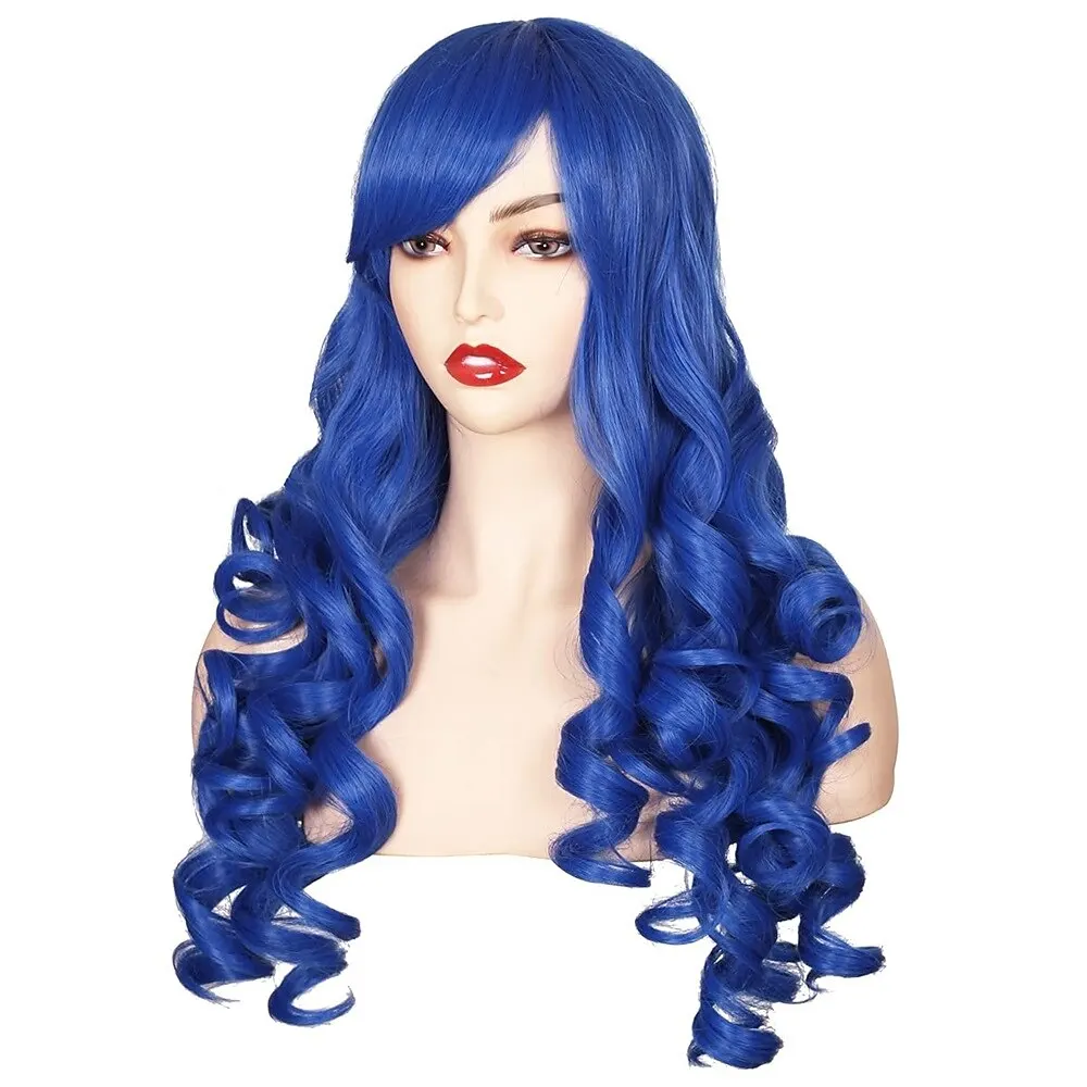 HAIRJOY Synthetic Hair  Long Curly Cosplay Wig with 2 Ponytails Wig Halloween Wig for Party