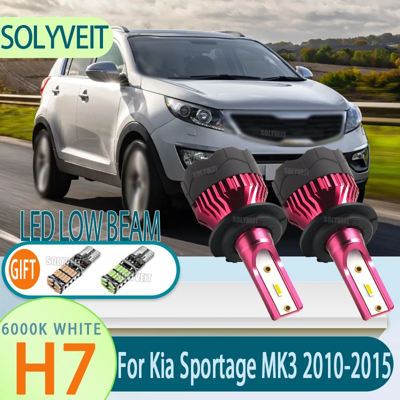 

2pcs Turbo Fan-Cooled 150W H7 LEDs Car Headlamp Low Beam Dipped Beam For Kia Sportage MK3 2010 2010 2011 2012 2013 2014 2015