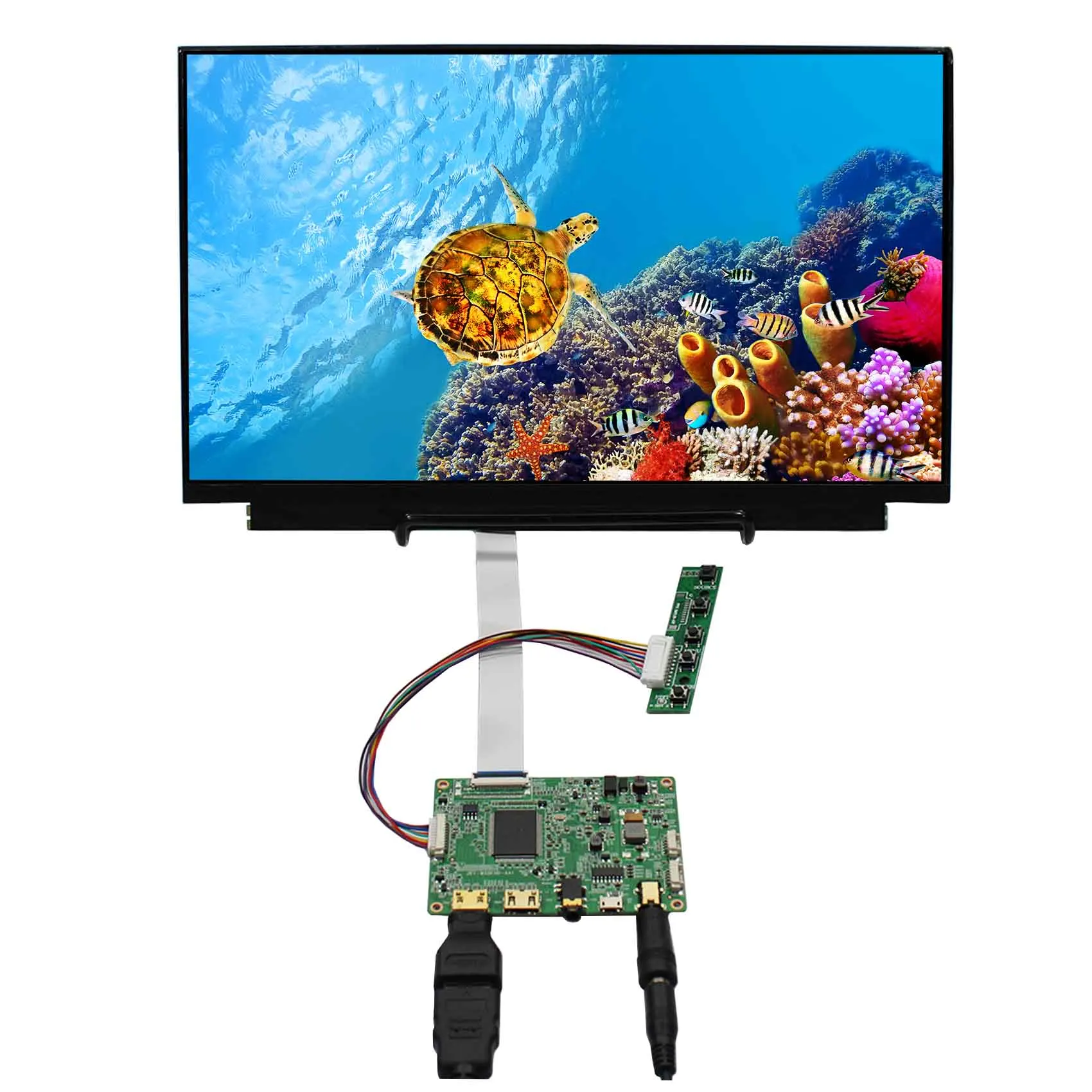 

2MINI HD MI LCD Controller Board and 13.3" VS133M1JW15 1920x1080 FHD LCD Screen