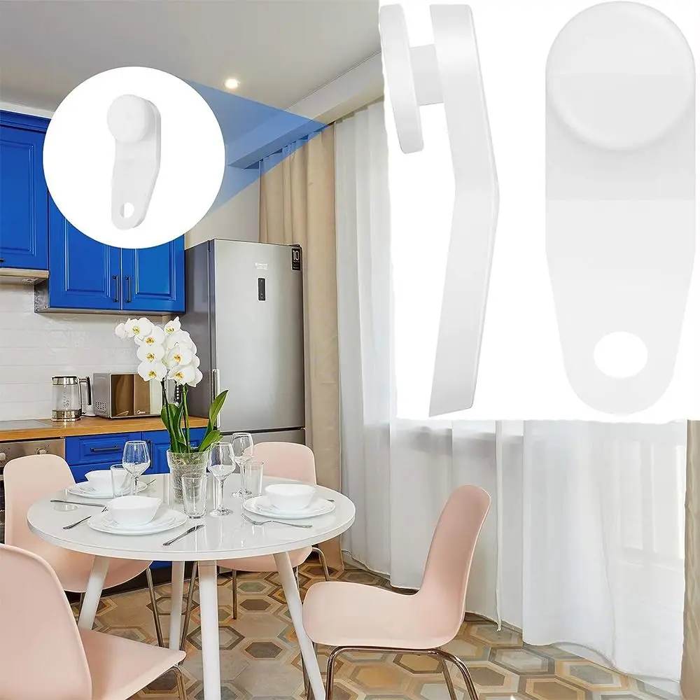 50 Pcs New White Curtain Track Clips Durable Multifunction Curtain Track Hooks Plastic Drapery Hooks Shower