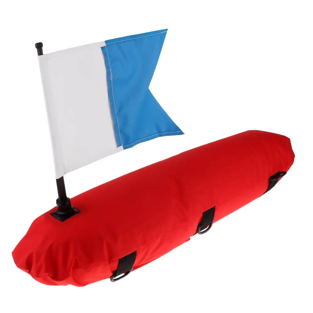 Scuba Diving Snorkeling Spearfishing Inflatable Marker Float and Dive Flag