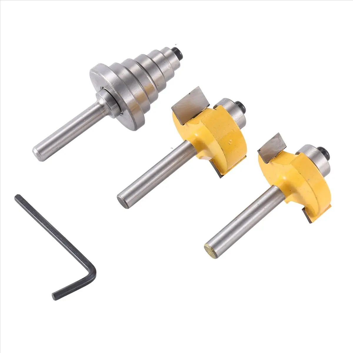 DT35BG Ball T-Knife 1/4x3/8 1/4x1/2+Bearing+Wrench Outer Diameter 1-1/4 31.75mm Flat Milling Cutter