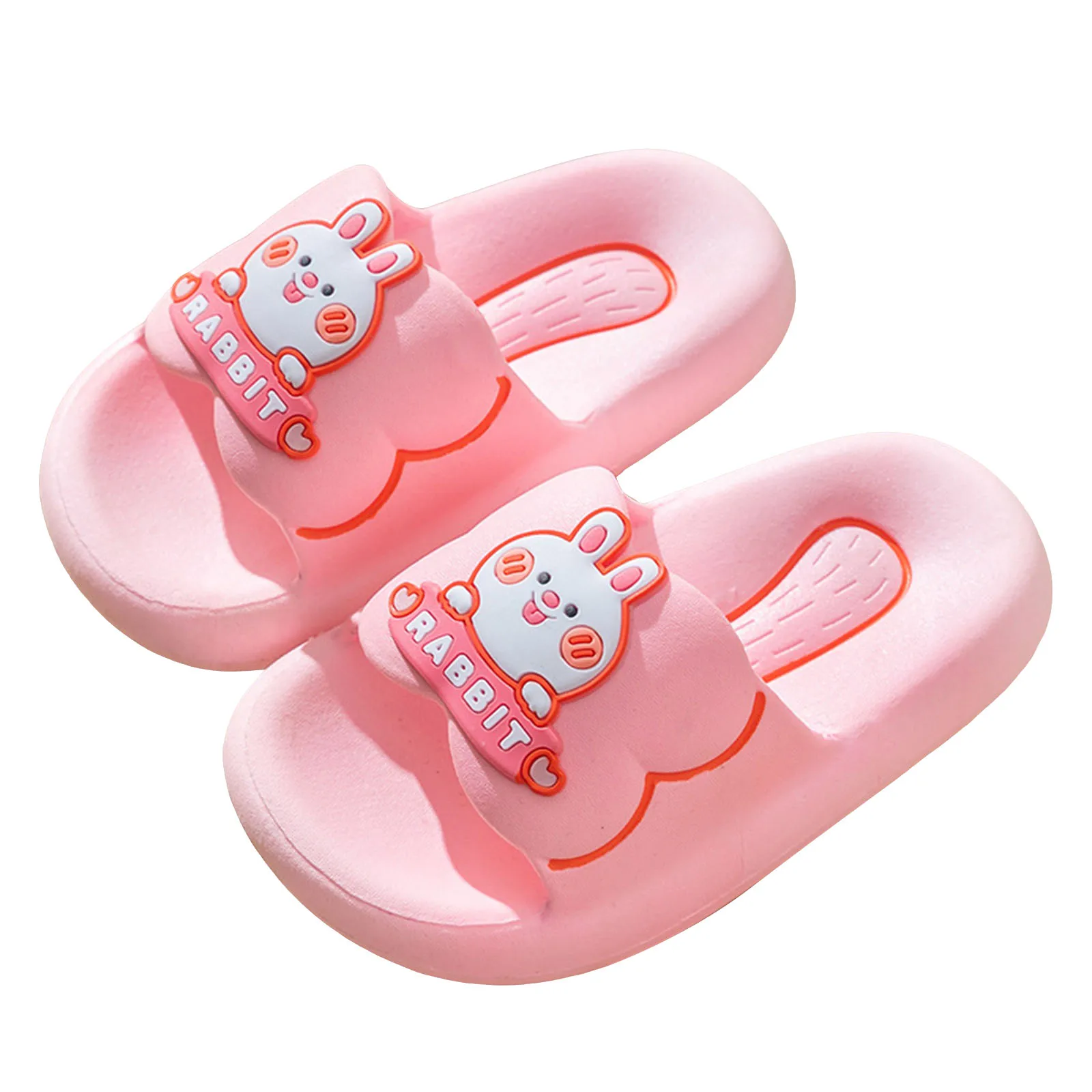 

Детские домашние тапочки, летние домашние удобные и дышащие тапочки с мультяшным рисунком для девочек, размер 1.