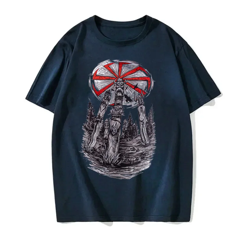 Kolovrat Slavic Sun Wheel Rune T-Shirt High Quality Cotton Large Breathable Top Loose Casual T-Shirt Oversized T Shirt Harajuku