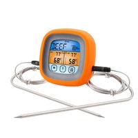 Food Thermometer For Meat Meat Thermometers For Grilling Digital Meat Thermometer For BBQ With 2 Probes Touchscreen And LCD