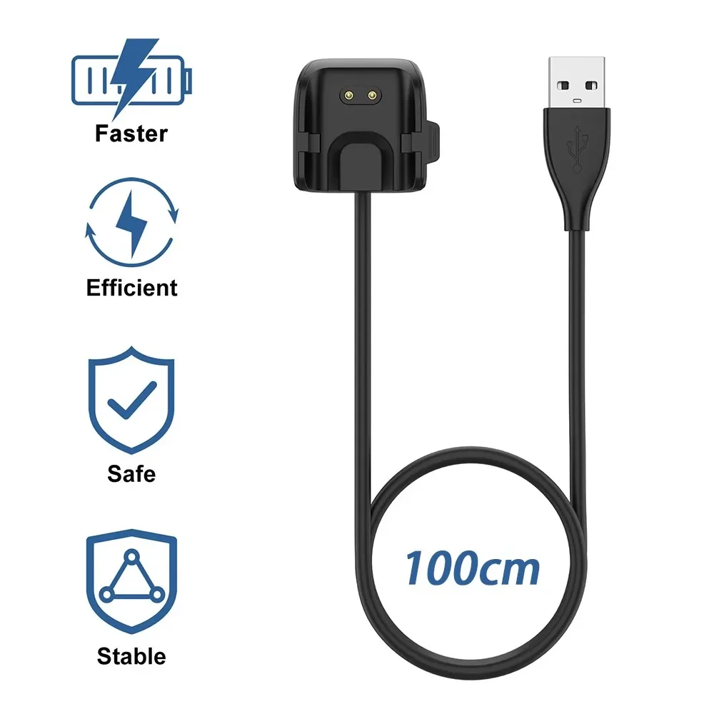 For Samsung Galaxy Fit 2 SM-R220 USB Charger Smart Watch Accessories Charger Cable Fast Charger Replacement Charger 3.3ft