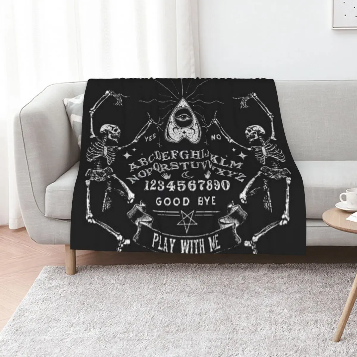 

Ouija Throw Blanket Extra Large Throw funny gift Thermal Decorative Sofa Blankets