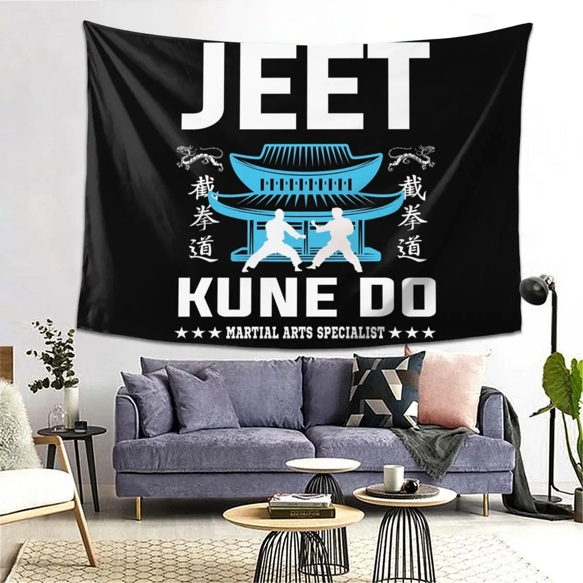 

Jeet Kune Do Dojo дизайн гобелен украшение искусство эстетические гобелены для гостиной спальни дома настенная ткань настенная подвеска